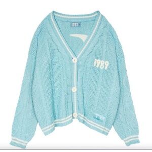 Taylor Swift 1989 Cardigan Blue XL/XXL
